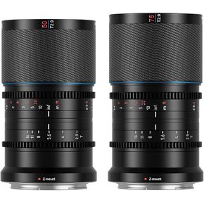 Sirui Saturn 35mm ، 50mm ، 75mm T2.9 1.6x إطار كامل الألياف الكربونية Lens ، عدسة Cine للكاميرات Z ، أقل من 500 جرام (ملاذ محايد)