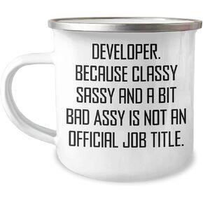 Developer Humor Funny Gifts for Valentine's from Tech Lovers, for Developer Friends and Coworkers, Developer Mug for Unique Valentine's Unique Gifts with Sass and Wit