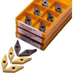 10pcs VNMG160404 VNMG160408 VP15TF UE6020 US735 Internal Blade Lathe Tool Aluminum Inserts End Milling Cutter VNMG160404 160408(VNMG160404 VP15TF)