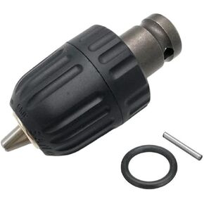 1/2 Electric Wrench Adapter Sleeve Small Jackhammer Woodworking Shelf Electric Wrench Adapter Electric Drill Chuck Chuck(13mm)
