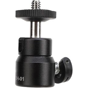 aqxreight Versatile Small Head with 1/4 Screw and 360 Degree Rotation for Photography Equipment