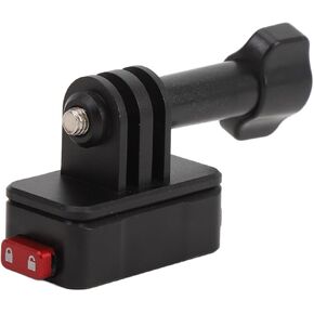 Pilipane Action Camera Quick Release Base Aluminum Alloy 1/4in Thread Quick Release Plate Tripod Mount with Lock Buckle for Multiview Recording