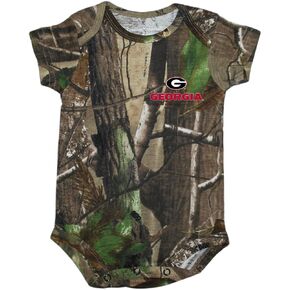 Creative Knitwear Georgia Bulldogs Baby Bodysuit