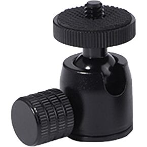 Tripod Round Head 360 Panoramic Metal Quick Releasing Plate 1/4" Screw Thread Mount Tripod Head for Monopod Slider Camer