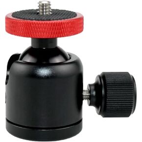 Tripod Round Head 360 Panoramic Metal Quick Releasing Plate 1/4" 3/8'' Screw Thread Mount Tripod Head for Monopod Camera