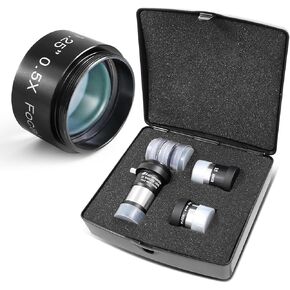 Astromania 0.5X Reducer - Bundle with - Telescope Accessory Kit for Beginner