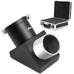 Astromania 1.25 Inch Telescope Eyepiece Case - Bundle with - 1.25" 90-degree Diagonal Mirror