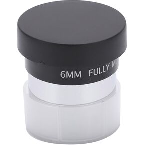 6mm Telescope Eyepiece, 1.25in Metal Construction, Multilayer Coating SPL, 50° Wide Field of View, Lightweight and Portable for Moon and Planet Observation