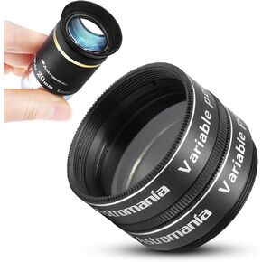Astromania 1.25" 20mm 66-Degree Ultra Wide Angle Eyepiece - Bundle with - 1.25" Variable Grey Polarizing Filter