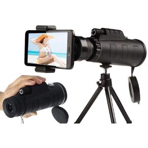 Portable Binoculars High Power High Definition Waterproof Monocular Telescope Compact 40x60 with Clips for Mobile Photography Mobile Telescope Choice Shooting Camp