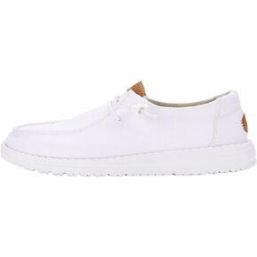 HEYDUDE Women's Wendy Canvas, Women’s Shoes, Women's Slip-on Loafers, Comfortable & Light-Weight