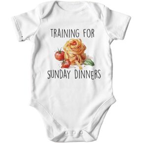 Italian Pasta - Baby Boy Girl Clothes Infant Bodysuit Funny Cute Newborn 4
