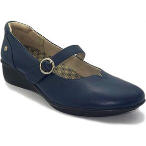 Revere Sicily Women's Mary Janes - Premium Leather - Cushioned Heel - Contoured Footbed - Adjustable Strap with Strap Extensions and Fit Kit