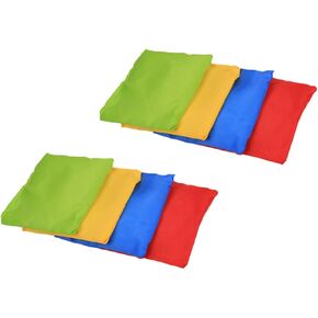 DECHOUS 8-pc Boys and Girls Sandbag Toy Set Outdoor Play Coordinative Game Toys Bright Colors Random Color