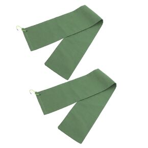 2pcs Reusable Sandbags for Flood Prevention Canvas Design Elastic Band for Indoor and Outdoor Use