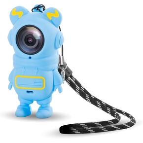 Silicone Case for Insta360 GO 3S, Cartoon Shockproof Protective Cover for Insta 360 GO 3S/3 Accessories with Anti-Loss Hand Strap, Precise Cutouts Holes, Soft Anti-Scratch Surface, Full Body Wrap