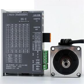 DC Servo CANopen 400W DC24V-48V 10A 3000rpm 2500 line incremental DC Servo Motor with Driver 6OM01330DC +DS-C400W