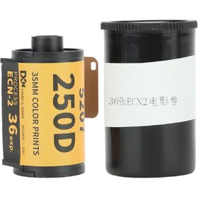 35mm Color Print Film Professional High Definition Wide Exposure Range ECN 2 Process Colour Print Camera Film for 135 Cameras Ideal for Portrait and Fast Action Photography (36 Sheet)