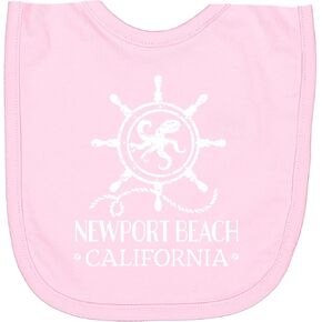 Inktastic Newport Beach California Maritime Meritime Bib