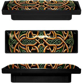 4 Pack 3.6inch Length Black Kitchen Cabinet Knobs Stainless Steel Drawer Knobs Bedroom Dresser Knobs for Men Women Girls, Nursery Knobs