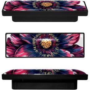 4 Pack 3.6inch Length Black Kitchen Cabinet Knobs Stainless Steel Drawer Knobs Bedroom Dresser Knobs for Men Women Girls, Nursery Knobs