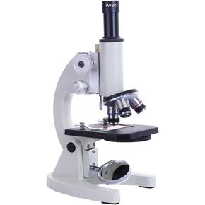 Microscope Monocular Compound Microscope Illumination Coarse and Fine Focus for Kids Students School