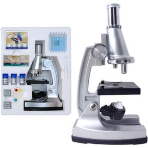 Digital Microscope 50X-1200X Magnification 2 Compound Battery USB Microscope 8 Adjustable LED Light Video Camera Microscope