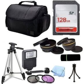Accessory 58mm Kit for Canon EOS Rebel T7i T7 T6i T6S T6 T5i T5 T3i SL2 SL1 EOS 80D 77D 70D 60D EOS 9000D 8000D 800D 760D 750D 700D 650D 1300D 1200D 5D Mark III 5D Mark ii 6D 7D Mark ii