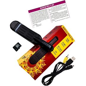 Spy Pen Camera with Audio-Camera Pen E-95 is a wearable Mini Spy Camera Pen | Includes 32 GB micro SD card | Chinglish proof easy English manual