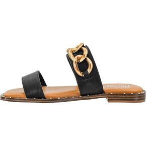 Corkys Footwear Womens Catch Flights Not Feelings Sandals - Comfort Meets Chic with Lightweight Feel and Chunky Chain Detail, Comfortable Cushion insoles