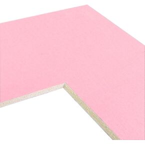 Craig Frames B102 Pre-Cut Mat Board for 12x18 Print, 18x24, Hollyhock Pink