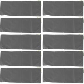 Flood Sandbags Professional Drawstring Sandbags for Flood Control, 10pcs (Coffee)