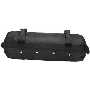 Totority 1pc Heavy Duty Adjustable Workout Sandbags Durable Oxford Fitness Sandbags with Gripping Handles for Home Gym Cross-Training No Leakage Machine-Washable Black