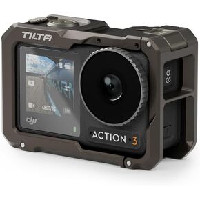 Tilta Full Camera Cage Compatible with DJI Osmo Action 3 - Tactical Gray