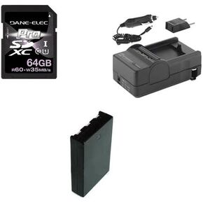 Canon PowerShot SX410 is Digital Camera Accessory Kit Includes: SDNB11L Battery, SDM-1555 Charger, KSD64GB Memory Card