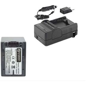 Synergy Digital Accessory Kit, Compatible with Sony DCR-HC52 Camcorder includes: SDM-109 Charger, SDNPFH70 Battery