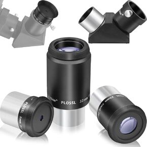 Alstar 1.25-Inch Eyepiece Set - Bundle with - 1.25" 90-Degree Erecting Prism
