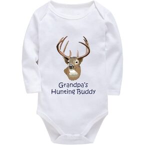 جد الصيد الجدد الولادة الولادة onsies طويلة الأكمام unixex ملابس الطفل ملابس أولاد حديثي الولادة البيض 0-3 أشهر