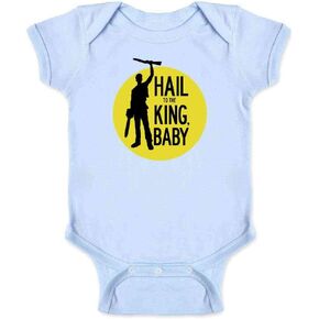 Pop Threads Hail To The King Baby Horror Army Zombie Infant Baby Boy Girl Bodysuit