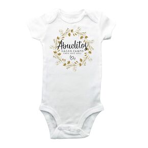 Spanish Pregnancy Announcement - Anuncio de embarazo - Abuelitos Hagan Campo Para uno mas - Van a ser Abuelitos - Pregnancy Announcement to grandparents