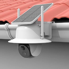 Rain Shade Cover Compatible with ANSQUE Security Cameras Wireless Outdoor (GU01/SA01) and AOSU Solar Security Cameras Outdoor Wireless SolarCam D1 Classic (White)