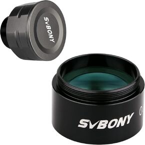 Svbony 0.5x بؤري المخفض - 1.25 بوصة حزمة متعددة المغلفة بالكامل مع كاميرا كوكبي SV205