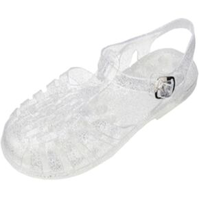 Jelly Mesh Ballet Flats Clear Sandals Huaraches Slingback Buckles for Women Beach Shoes Cute Kawaii Alternative Fashion for Girls Office Cruise Festivals Holiday Vacation Gifts Summer