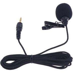 Hands Lavalier Microphone with Clip Design for Recording Streaming Podcasting Dual Channel Lapel Mic for Laptop Video Conferencing and Interviews