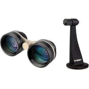 SVBONY SV407 Wide Binocular 2.1x42mm Bundle with Tripod Adapter for Moon Observing