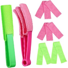 1 Sett Snids Cleaning Kit Orgononomic Window Pression for Hard Reach Moacts Trade Cloth Tool A Resulable Cleaning Tool للمصاريع الستائر