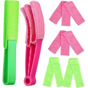 Blinds Cleaning Kit Brush Duster Window Blind Duster Tool Fiber Cloth Plastic Material