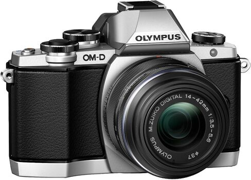 OM SYSTEM OLYMPUS OM-D E-M10 Mirrorless Digital Camera (Silver)- Body only in Saudi Arabia