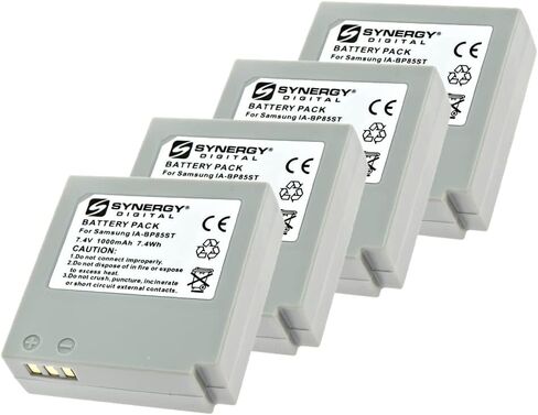 Synergy Digital Camcorder Batteries, Compatible with Energizer ERC696GRN Camcorder Batteries (li-ion, 7.4V, 1000 mAh), Set of 2 in Saudi Arabia