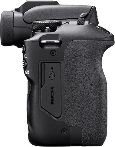 Canon EOS R100 4K تسجيل فيديو للتسجيل المرآة (الجسم) مع بطاقة ذاكرة سريعة 64 جيجابايت ، أسود (متجدد) in Saudi Arabia